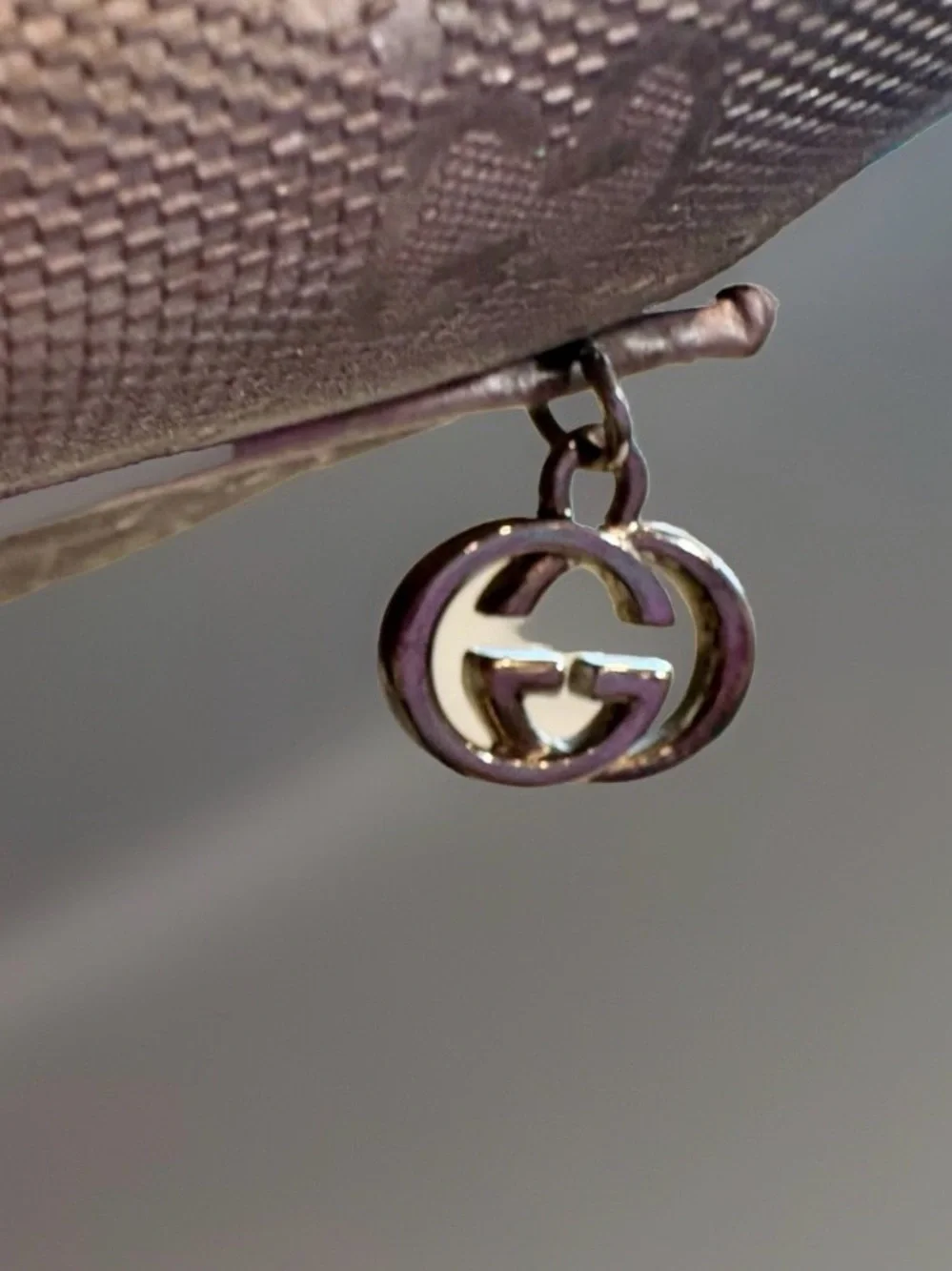 Gucci GG Monogram Long Continental Wallet in Metallic Lilac - Picture 14 of 16